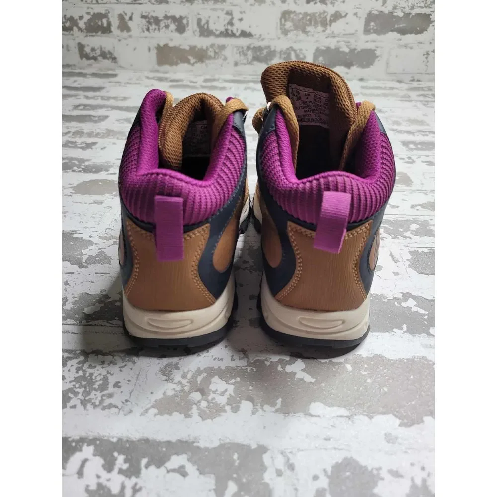 Reebok Tan and‎ Purple Hiking Boots Women's 6-6.5
